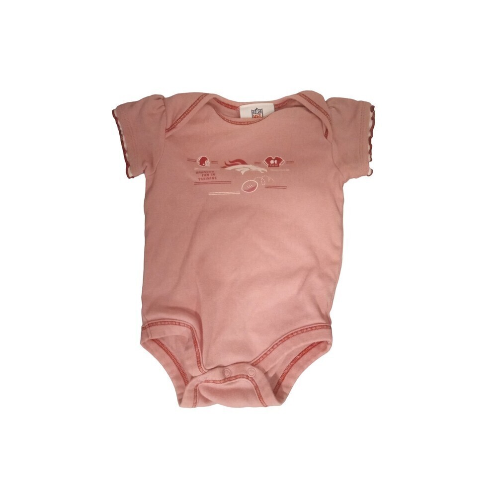 Bronco baby girl pink one‎ piece size 3-6M